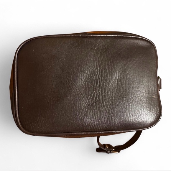 🔥 Vintage COACH 4C-8624 Leather Bucket Bag – Dark Brown Full-Grain Leather - Picture 4 of 5